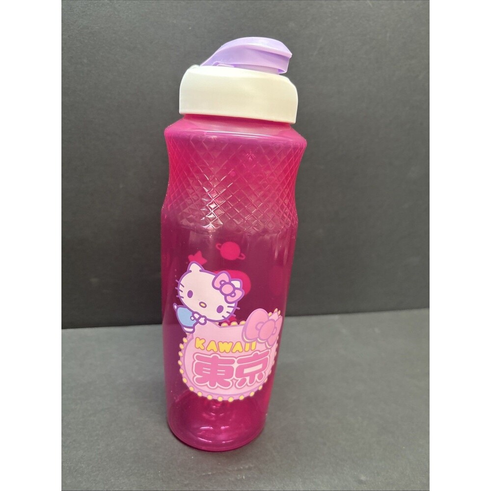 Zak Hello Kitty Kawaii Pink Sport Water bottle 30 oz Reusable BPA Free Sip Top